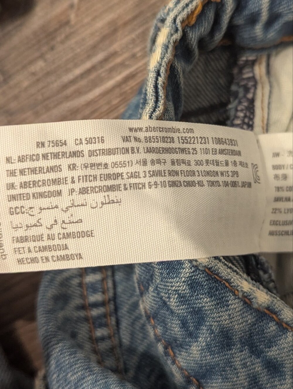 Abercrombie & Fitch Loose High Rise Jeans Women 30/10 Blue Denim Relaxed Y2K - Picture 14 of 15